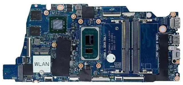 Main image of 0C7FGH For Vostro 15 3510 Motherboard GDM51 LA-L247P i5-1135G7 MX350 2GB