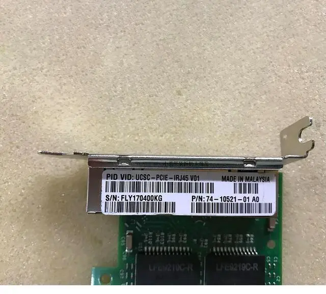 Main image of For 74-10521-01 I350T4 10 Gigabit Network Card With Four Electrical Ports UCSC-PCIE-IRJ45