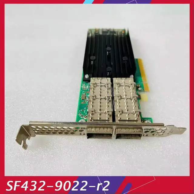 Main image of For Solarflare  Full profile 40 Gigabit Network Card With Dual Electrical Ports SF432-9022-r2