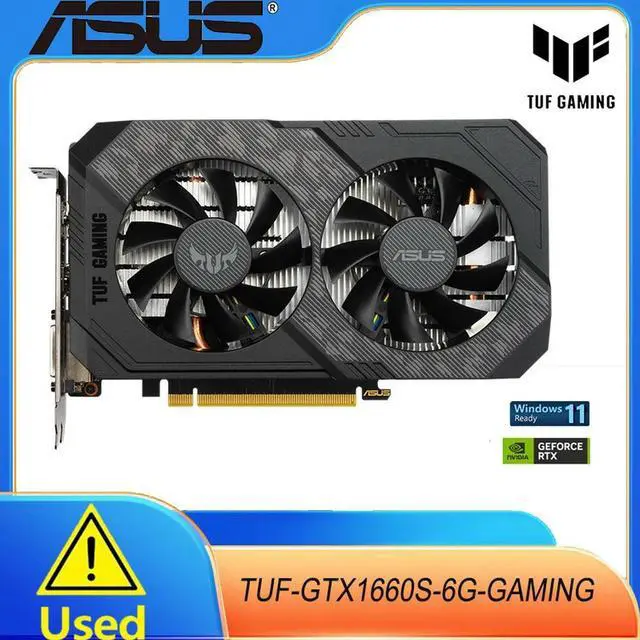 Main image of TUF Gaming GeForce GTX 1660 SUPER Overclocked 6GB Edition HDMI DP DVI Gaming Graphics Card