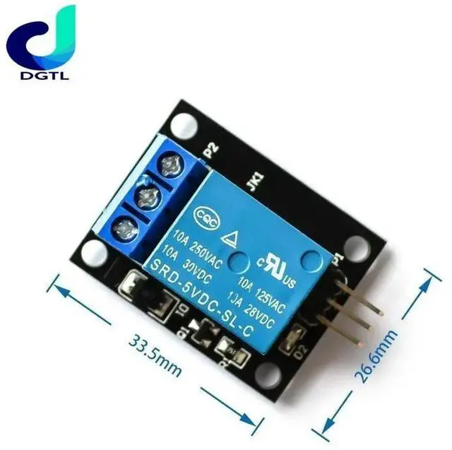 Alt view image 3 of 3 - KY-019 5V One 1 Channel Relay Module Board Shield For PIC AVR DSP ARM for Relay