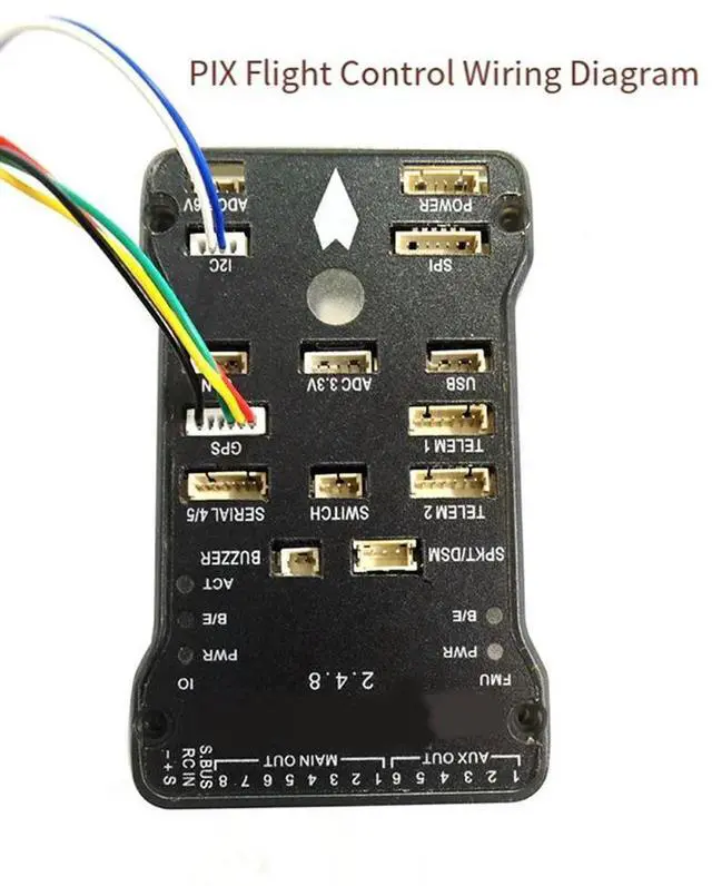 Alt view image 5 of 6 - M10 GPS Module With External QMC5883 Compass For RC Quadcopter Plane And Boat For PIXHAWK PX4 Compatible Flight Contro
