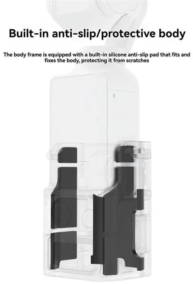 Alt view image 6 of 6 - Protective Frame For Osmo Pocket 3 Camera Expansion With Cold Shoe Adapter Handle Cover, And Bracket Accessori