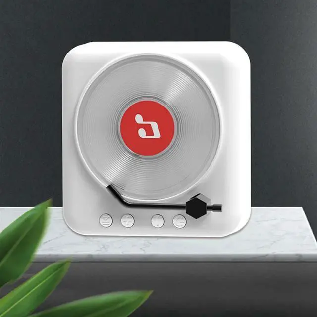 Alt view image 6 of 7 - Retro Vinyl Bluetooth Speaker Retro Bluetooth Speaker Mini Vintage Surround Sound Music Box Handsfree Call MP3 Player CD Pl