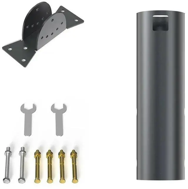 Alt view image 7 of 7 - Adjustable Mounting Kit For Starlink V2 Eave Bracket Satellite Support Stand Practical Internet Dish Pole Mount Kit