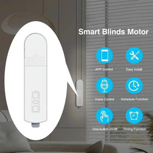 Alt view image 4 of 4 - Electric Curtain Motor Chain Roller Shutter Tuya Zigbee3.0 Electric Pull Cord EU Plug
