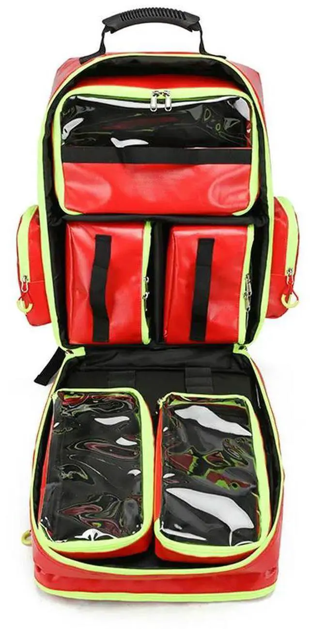 Alt view image 7 of 7 - First Aid Kits Emergency Rescue Backpacks Large Capacity Sorted Outdoor Camping Survival Kits Medical Kits