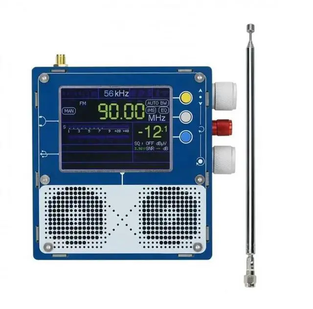 Alt view image 7 of 7 - TEF6686 Full Band Radio TEF6686 Full Band DSP Radio Dual Speaker Stereo DSP Radio Standard Version 5.0 With Preamplifier
