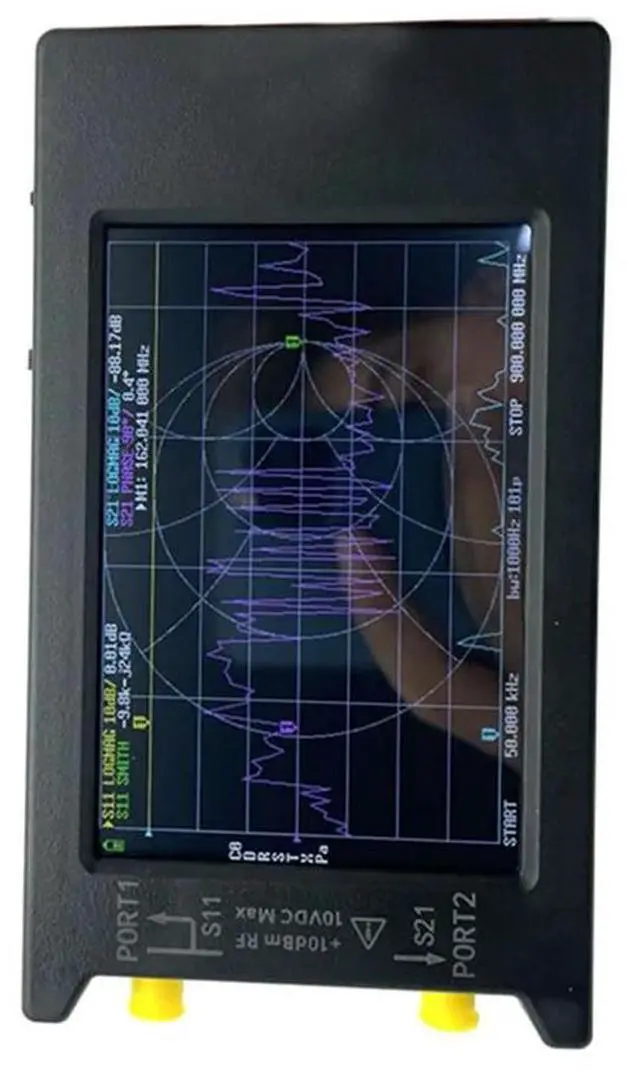 Alt view image 5 of 7 - For H4 4Inch Vector Network Analyzer 10K-1.5Ghz VHF UHF Antenna Analyzer Version Slot For VNA Antenna Analyzer Ham Radio