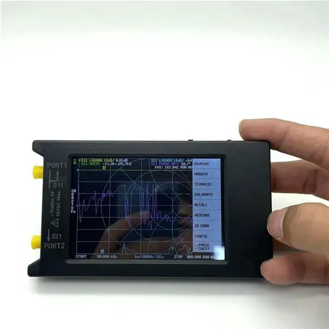 Alt view image 6 of 7 - For H4 4Inch Vector Network Analyzer 10K-1.5Ghz VHF UHF Antenna Analyzer Version Slot For VNA Antenna Analyzer Ham Radio