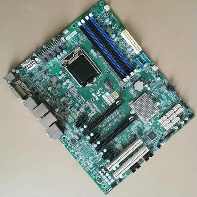 Alt view image 6 of 6 - For Supe-rmicro Server workstation motherboard LGA1151 Supports E3 1225V6 processor X11SAE