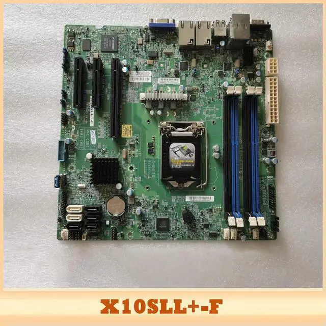 Alt view image 4 of 6 - For Super-micro X10SLL+-F LGA1150 E3-1200 Single Channel Motherboard