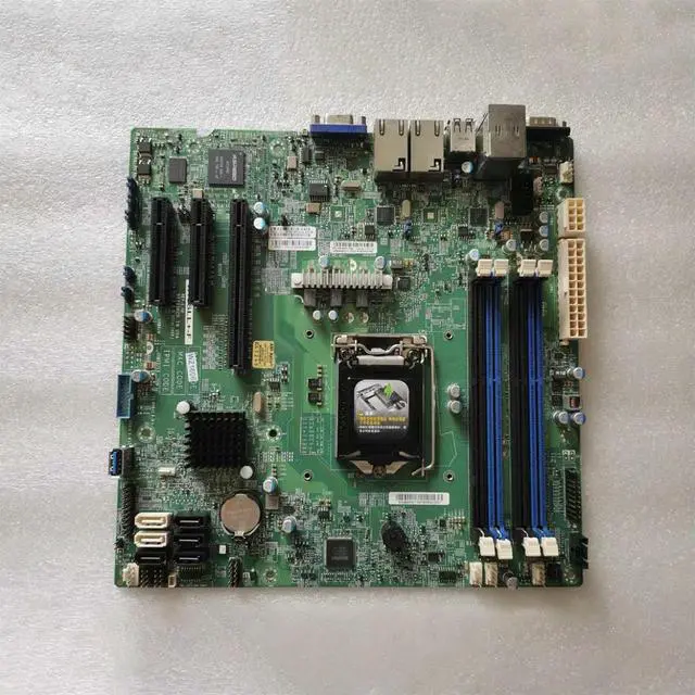 Alt view image 6 of 6 - For Super-micro X10SLL+-F LGA1150 E3-1200 Single Channel Motherboard