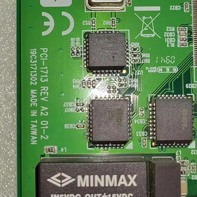 Alt view image 6 of 6 - PCI-1713 For Advantech Data Collection Card PCI-1713REV A2 01-2