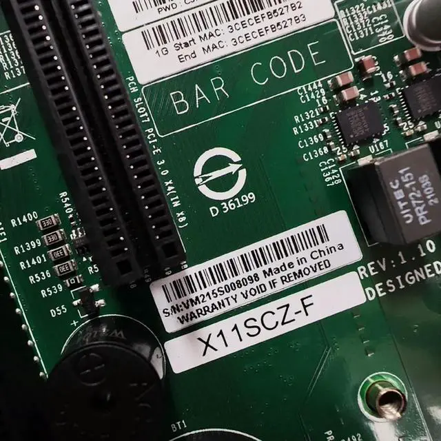 Alt view image 5 of 6 - X11SCZ-F For Motherboard LGA1151 DDR4 PCI-E3.0 8th/9th Gen Core i3/i5/i7/i9 Xeon E-2100/E-2200