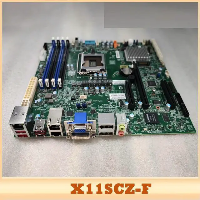 Alt view image 4 of 6 - X11SCZ-F For Motherboard LGA1151 DDR4 PCI-E3.0 8th/9th Gen Core i3/i5/i7/i9 Xeon E-2100/E-2200