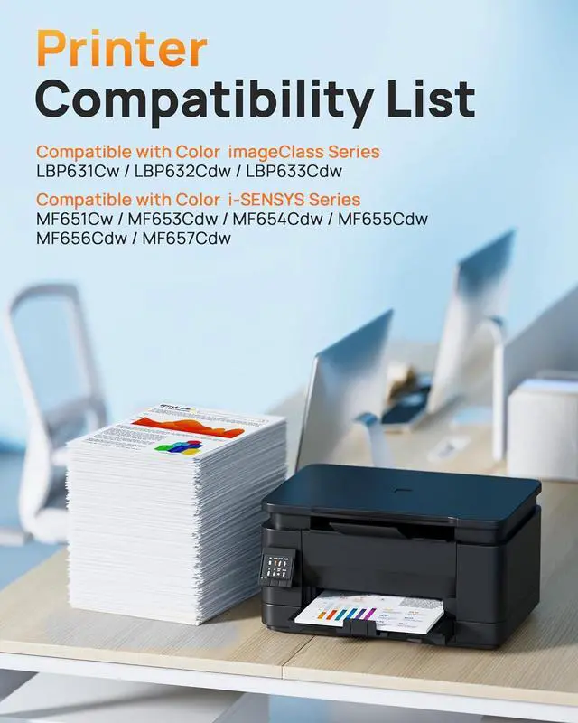 Alt view image 2 of 7 - E-Z Ink 067H 067 Toner Cartridge Compatible Replacement for Canon 067H Toner Cartridge Set High Yield Cartridge 067 to use with Canon imageCLASS MF656Cdw MF654Cdw LBP632Cdw MF653Cdw Printer (4Pack)