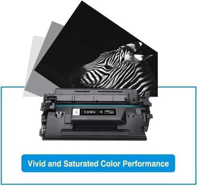 Alt view image 6 of 6 - TRUE IMAGE Compatible 87A Toner Cartridge Replacement for HP 87A 87X CF287A CF287X for HP Laserjet Enterprise M501dn M506dn M506n M506x, MFP M527dn M527f Printer Ink (Black, 2-Pack)