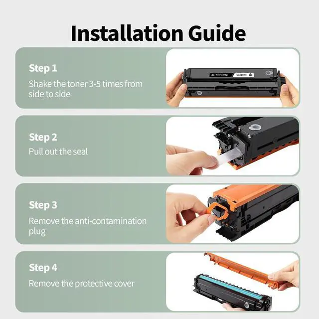 Alt view image 6 of 7 - Ennovor C3210 Black Toner Cartridges (with Chip) Replacement for Lexmark C3210K0 Toner Cartridge for Lexmark C3224 C3326 C3426 MC3224 MC3326 MC3426 Printer Ink (1 Pack)