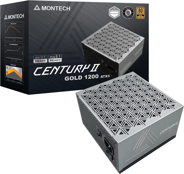 Main image of Century II 1200W ATX 3.1 Fully Modular Power Supply 80 Plus Gold