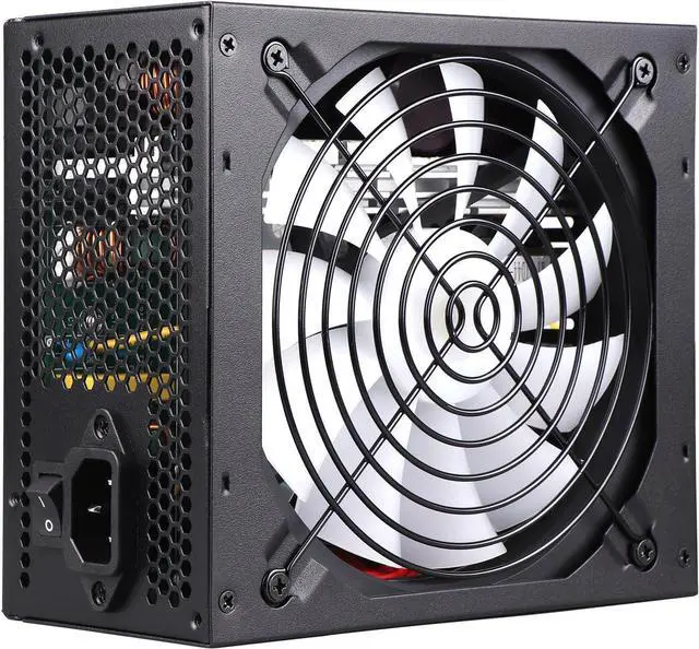 Alt view image 4 of 7 - 1250W Power Supply PCIE 5.0 ARGB Gaming PSU Standard ATX Form Factor Non Modular Full Voltage 100-240V Active PFC with 20+4Pin for Desktop PC Server