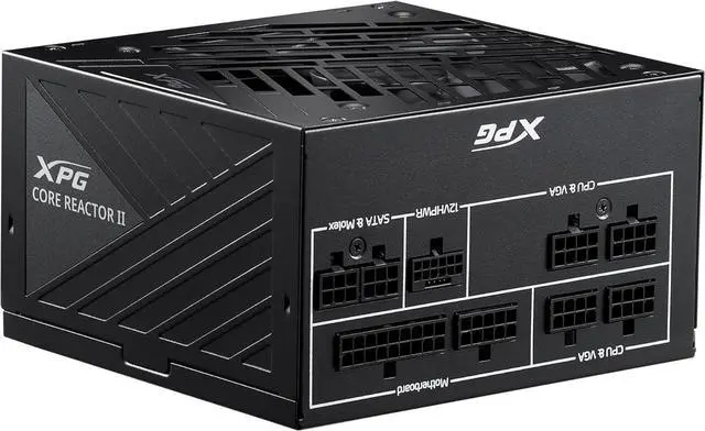 Alt view image 2 of 5 - Adata XPG Core Reactor II Power Supply - 850W, 80 Plus, Gold, Active PCF, Full Modular, W/Cable