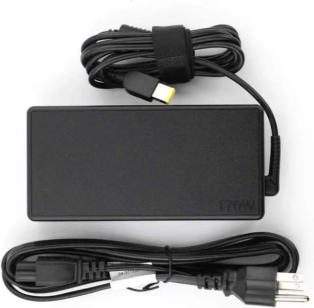 Main image of 170W Square Yellow Tip Charger for Lenovo Gaming LOQ 16IRH8 82XW Laptop Power Supply Adapter Cord