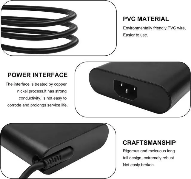Alt view image 7 of 7 - OEM 360W Laptop Charger for Dell 0Y7YW7 07TMR6 360W AC Power Adapter Alienware m18 R2 x16 R2 RTX 4080 4090 Alienware 16 18 Area-51 AA16250 AA18250 Laptop Power Supply