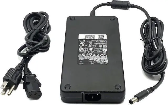 Alt view image 2 of 5 - 240W AC Adapter Compatible with Genuine Dell Alienware x17 R2 Gaming Laptop RTX3060 HA240PM200 X15 R1 R2 X17 R1 R2 M15 R7 R6 AMD P111F P48E P109F P111F001 P48E001 Power Supply Charger