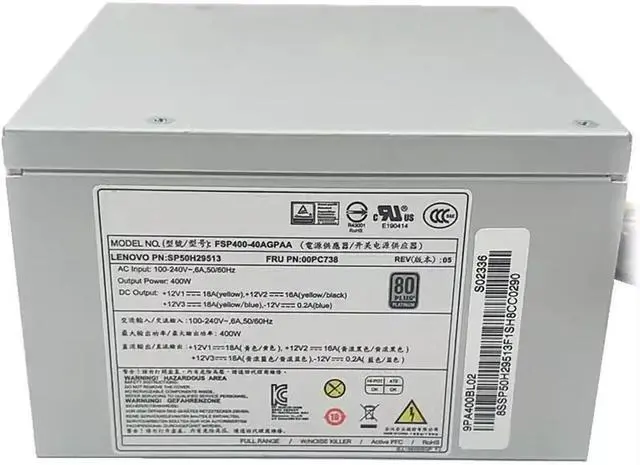 Alt view image 4 of 6 - 00PC738 for FSP400-40AGPAA SP50H29513 400W 10Pin with Graphics Card 6Pin Computer Power Supply