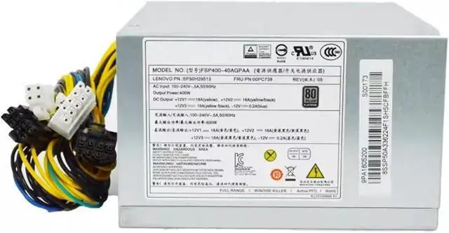 Alt view image 6 of 6 - 00PC738 for FSP400-40AGPAA SP50H29513 400W 10Pin with Graphics Card 6Pin Computer Power Supply