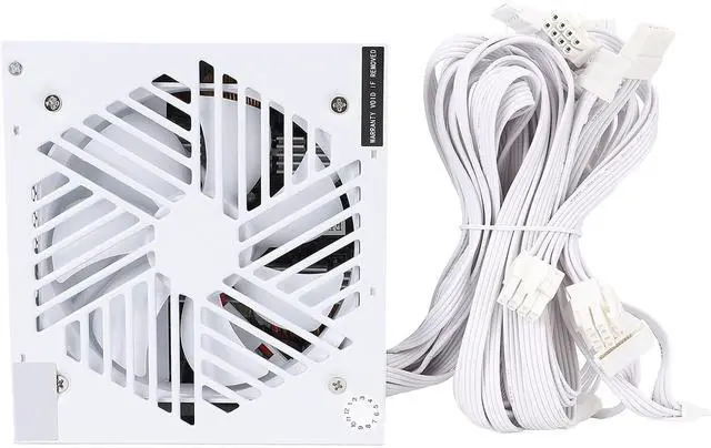 Alt view image 7 of 7 - ATX Computer Power Supply, 600W Semi Modular Gaming Power Supply, Smart Temperature Control, ATX 12V V2.4, 24Pin Motherboard