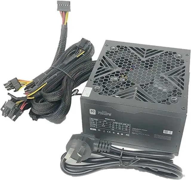 Main image of Desktop Computer Power Supply PS650Pw 600W 110V-230v Black Silent