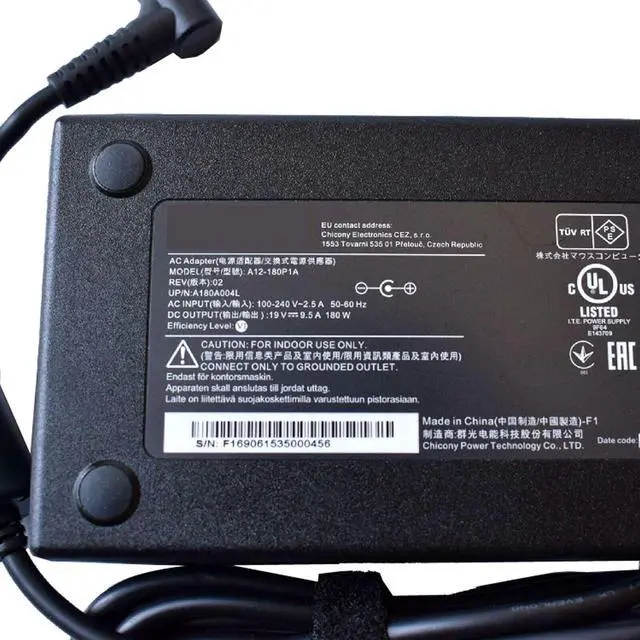 Alt view image 3 of 4 - 19.5V 7.7A 150W AC Adapter Charger for MSI GF63 Thin 10SCXR-222 10SCXR-485 10SC-039 A14-150P1A Laptop Power Supply Cord