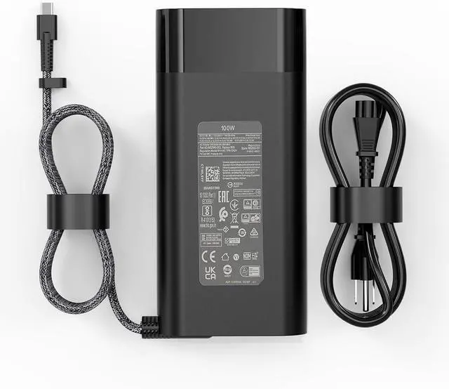 Main image of 100W USB-C Charger fit for Original HP Spectre Fold 17 x360 16-aa0047nr Pavilion Plus 14 14-ew1010nr ZBook Firefly 14 16 G11 Envy 17-cw1087nr 17-cw1097nr AC Adapter Power Supply