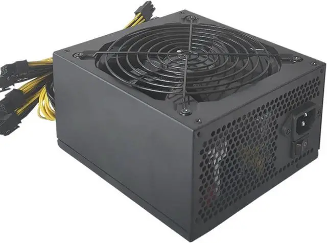 Alt view image 7 of 7 - Computer Power Supply 2000W PSUs Computer Power Supply 8 Video Card 10 6pin Server Miners to