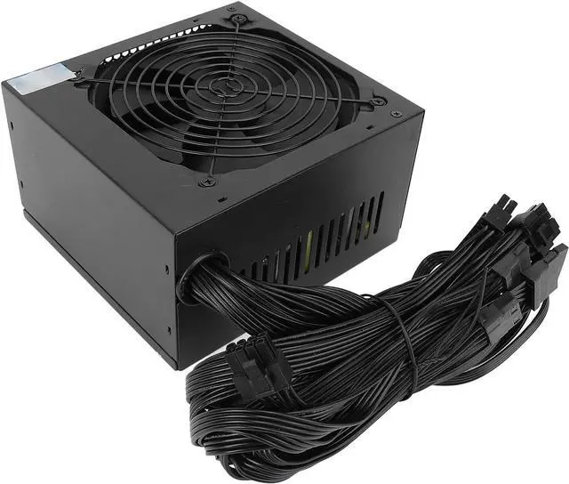 Main image of 500W Power Supply, Computer ATX Power Supply Gaming Power Supply with 4.7 inch Black Fan, Single Channel 12V High Current, Support Dual Core Platforms