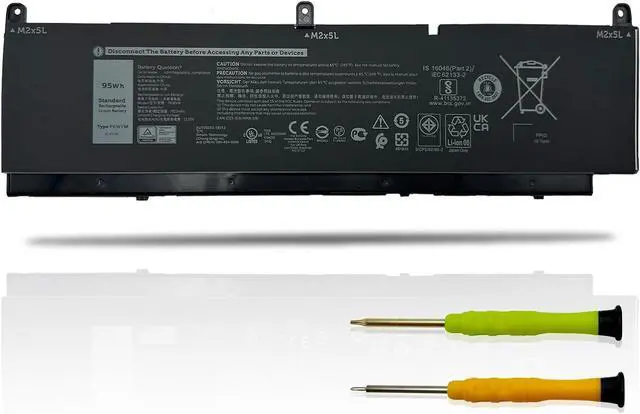 Main image of PKWVM Laptop Battery Compatible with Dell Precision 7550 7750 7560 7760 Series Notebook C903V CR72X 17C06 447VR 11.4V 7922mAh 95Wh 6-Cells