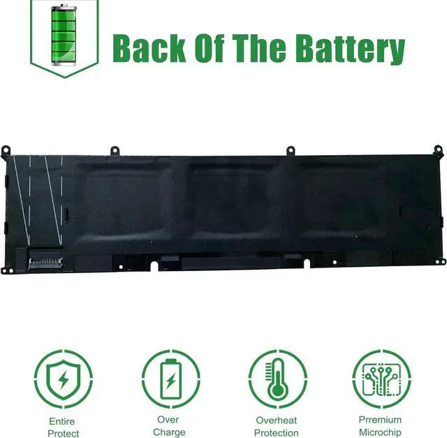 Alt view image 5 of 5 - 8FCTC Laptop Battery Replacement for Dell G15 5510 5511 5515 5520 5521 5525 G7 7500 Precision 5550 5560 Inspiron 7510 7610 Series Notebook 0DVG8M DVG8M 0P8P1P P8P1P Black 11.4V 56Wh 4650mAh