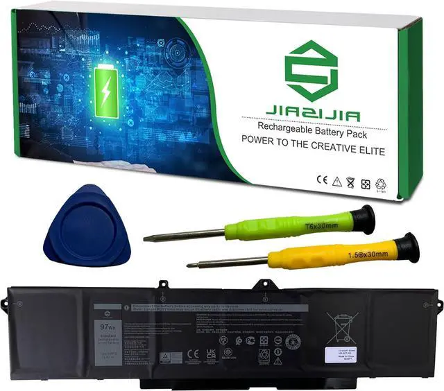 Main image of 9JRV0 53XP7 053XP7 Laptop Battery Replacement for Dell Latitude 5521 5531 Precision 3561 3571 3581 3591 Series Notebook 05RGW 005RGW 11.4V 97Wh 8071mAh