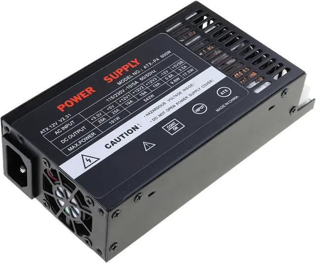 Alt view image 5 of 7 - High Performances 600W Full Modulars Power Supply 1U Flexs ATXs PSUs for Desktop Computers 110 264V Metal Build