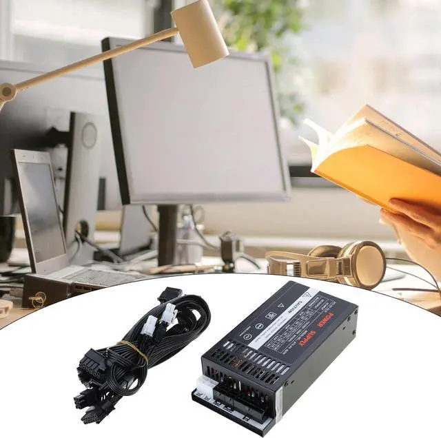 Alt view image 2 of 7 - High Performances 600W Full Modulars Power Supply 1U Flexs ATXs PSUs for Desktop Computers 110 264V Metal Build