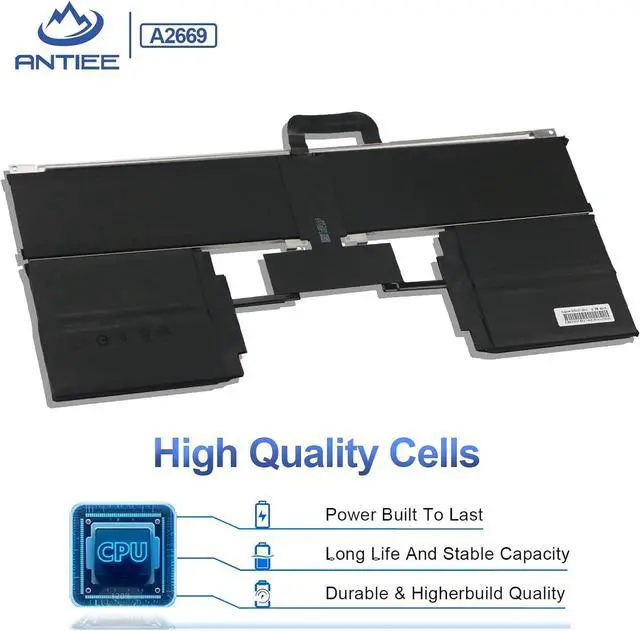Alt view image 4 of 7 - ANTIEE A2669 A2681 Laptop Battery Replacement for MacBook AIR 13" M2 2022 A2681 661-26150 MLY33LL/A MLY43LL/A MLY13LL/A MLY23LL/A MLXX3LL/A MLXW3LL/A MLXY3LL/A MLY03LL/A Series Notebook 11.54V 52.6Wh