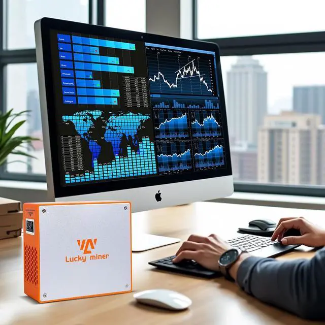 Alt view image 5 of 6 - Litecoin, Dogecoin Miner Lucky Miner LG07 Scrypt Algorithm ASIC Miner 11MH/S 2.4GHz WiFi or Hotspot Quiet Include PSU, Crypto Mining Machine for Home UseOrange