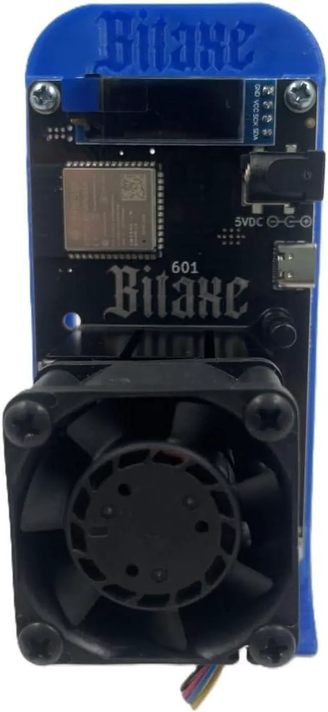 Alt view image 2 of 3 - Bitaxe Gamma 601 Bitcoin Miner Solo Miner 1.2TH/S 17W BM1370 Dedicated to Bitcoin (BTC) Mining (Dark Blue)