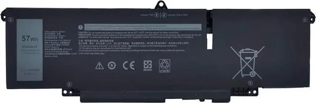 Main image of WW8N8 Laptop Battery Replacement for DELL Latitude 7340 7350 7440 7450 7640 7650 Series Notebook 66DWX 0HYH8 FH97R 0CTJJ6 3ICP6/65/78 [11.4V 57Wh]