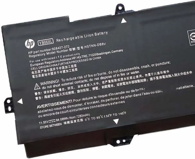 Alt view image 2 of 4 - HP YB06XL Battery Replacement for HP Spectre X360 Convertible 15-CH0XX 15-CH011DX, 15-CH002TX 15-CH013TX 2018 Series HSTNN-DB8H HSTNN-DB8V 928427-271 YBO6XL 928427-272 928372-856 926372-855 13T-CH00X