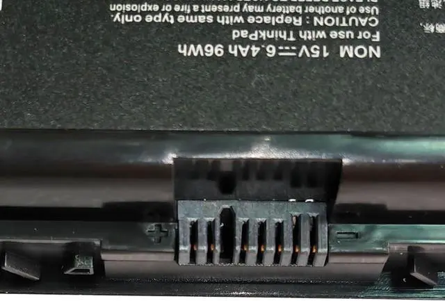 Alt view image 4 of 5 - 00HW030 Battery 96Wh 6400mAh Replacement for Lenovo ThinkPad P70 20ER 20ES / ThinkPad P71 20HK 20HL Series 01AV451 78++ 78+ SB10F46468 4X50K14092 5B10W13950 15V 8-Cells