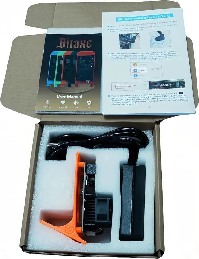 Alt view image 6 of 6 - Bitcions Miner Bitaxe Gamma 601 BM1370 Asic Solo Miner-1.2TH/S-18W/TH Open-Source System 2.4G WiFi Household Low Noise Easy to Operate and Lucky Cryptocurrency Mining Machine.