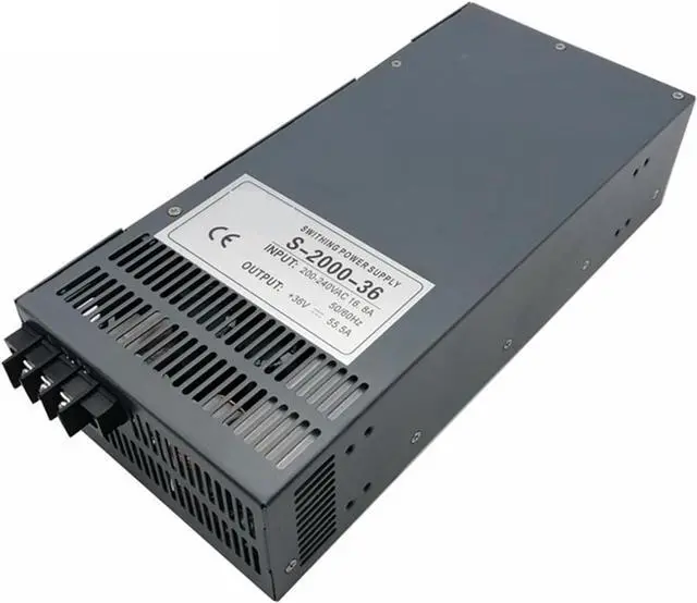 Alt view image 4 of 6 - 2000W Universal Regulated Switching Power Supply Adjustable Output 15V 24V 36V 48V 60V 72V 80V 90V Switching Power Supply Transformer Driver for RV, Car, Computer, Lab(0-36V 55A)
